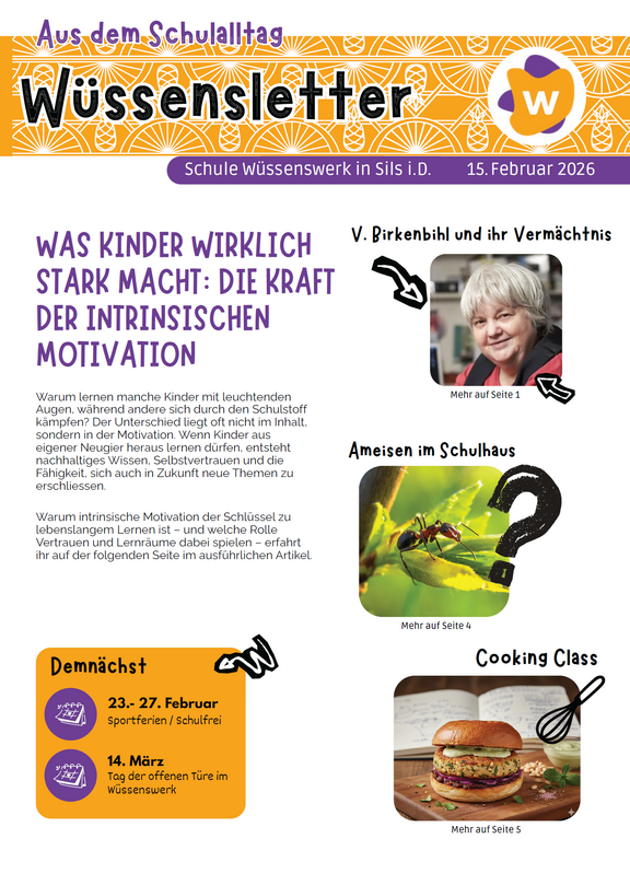 Wüssensletter 15. Februar 2026